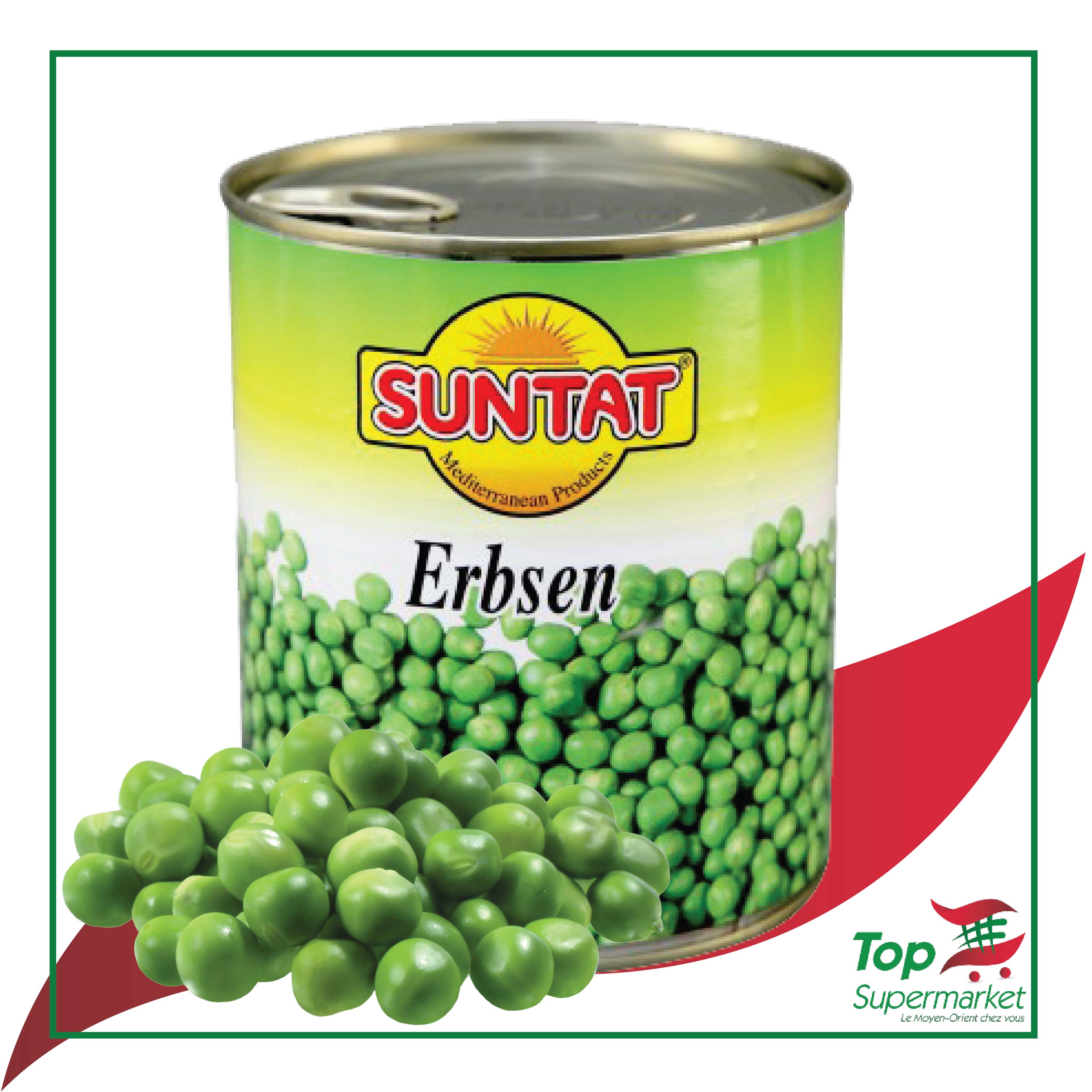 Suntat petits pois 800gr